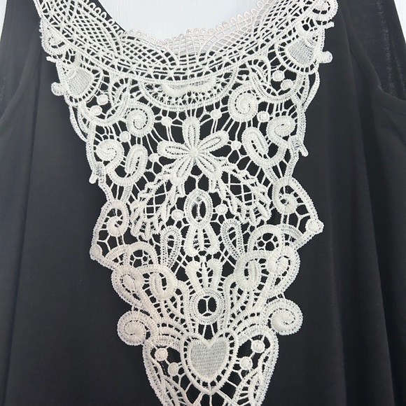 Apt.9 Bathing Suit Cover-up Large NWOT Black - Picture 3 of 6